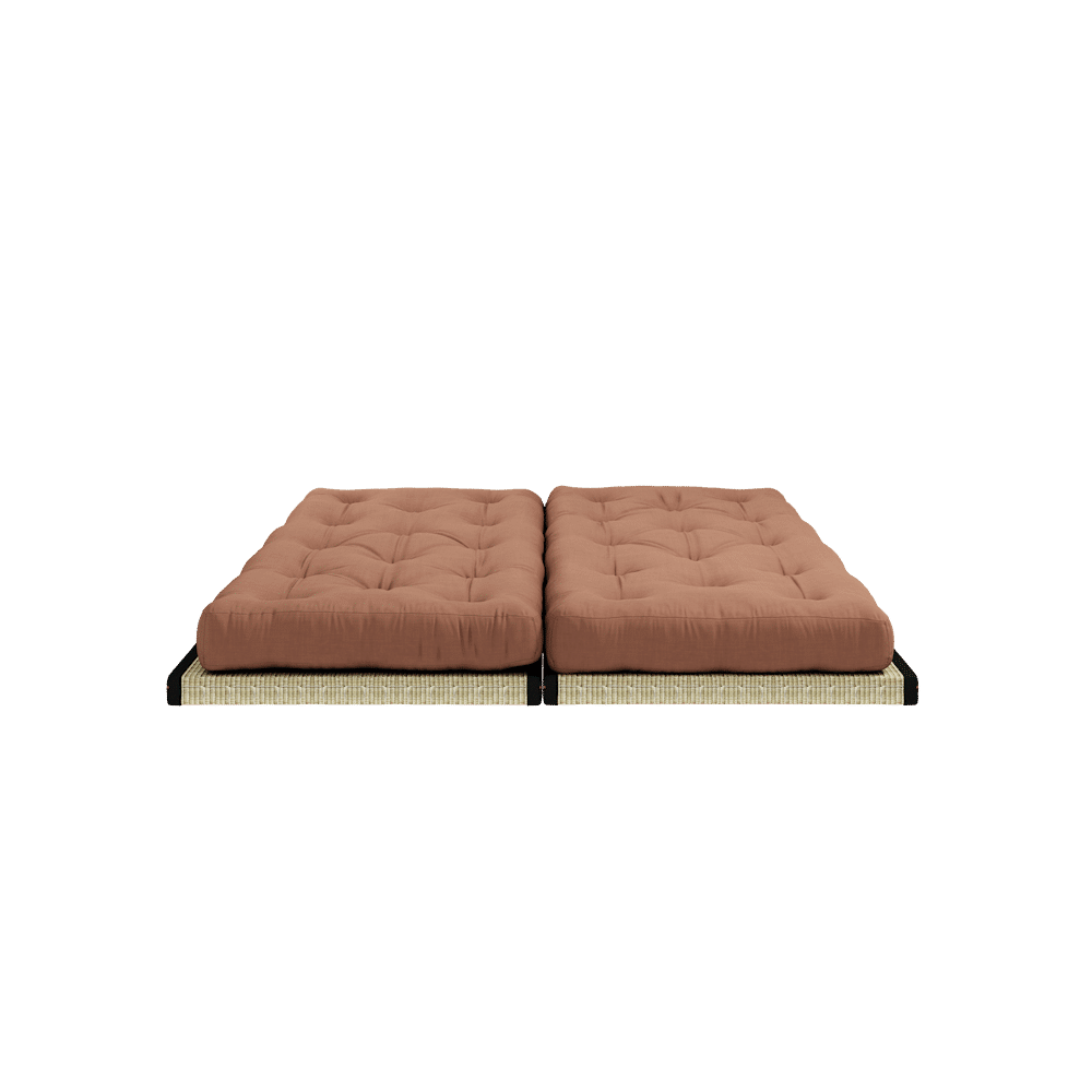 Karup Design CHICO CLAY BROWN W. 2 MONATE 80X200 W. 2 CHICO MATRATZE SET CLAY BROWN