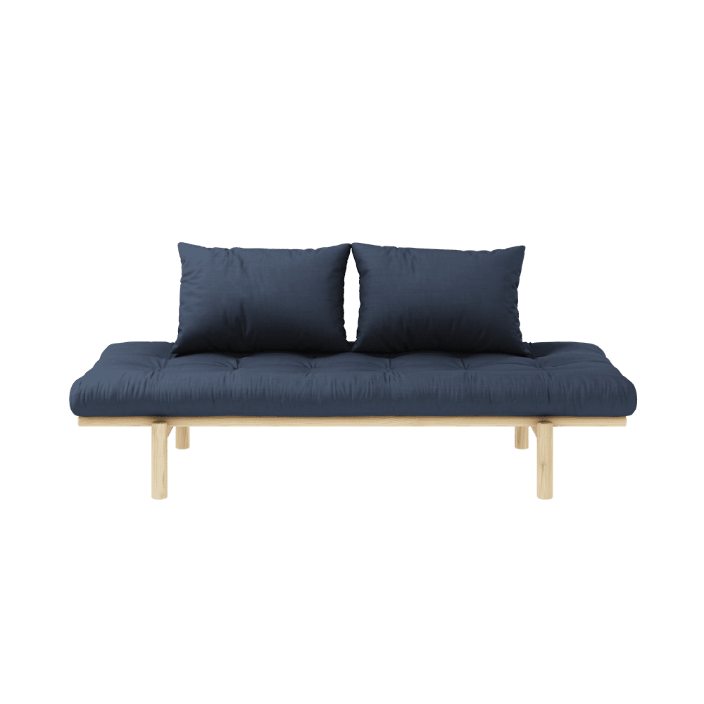 Karup Design PACE DAYBED CLARO LACADO W. COLCHÓN MIXTO 4 CAPAS NAVY