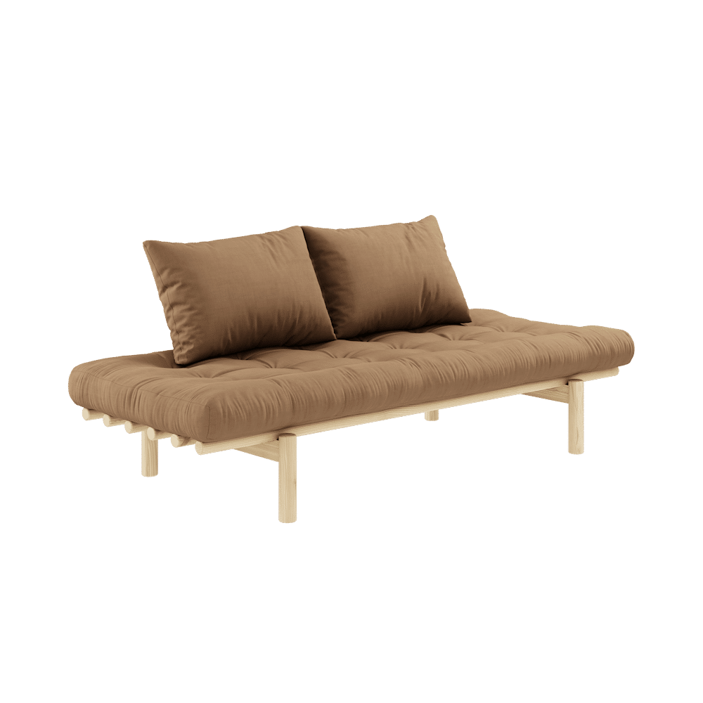 DAYBED CLARO LACADO W. COLCHÓN 4 CAPAS MEZCLA MOCCAA