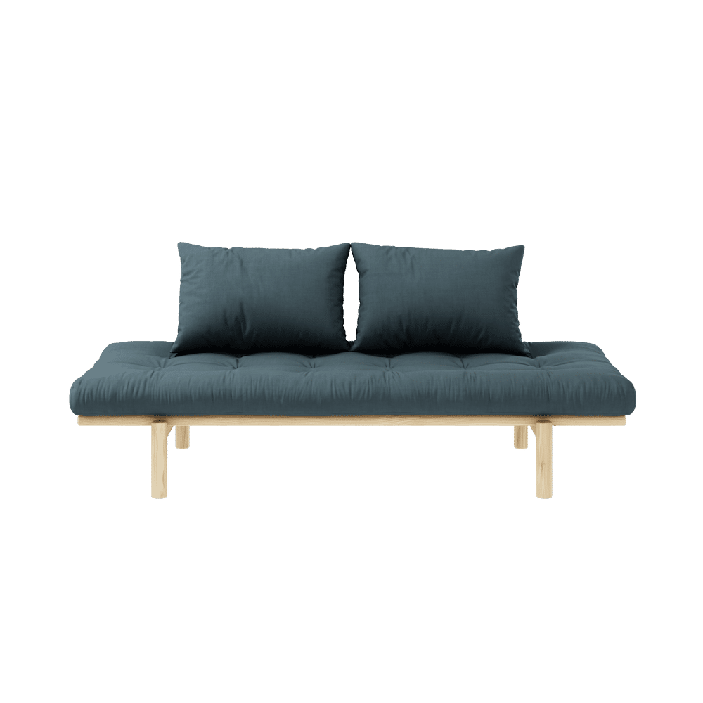 Karup Design PACE DAYBED CLARO LACADO W. COLCHÓN MEZCLADO 4 CAPAS AZUL GASOL