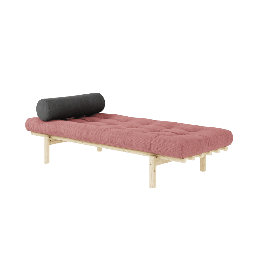 Karup Design SIGUIENTE DAYBED CLARO LACADO W. COLCHÓN MIXTO 4 CAPAS SORBET ROSA