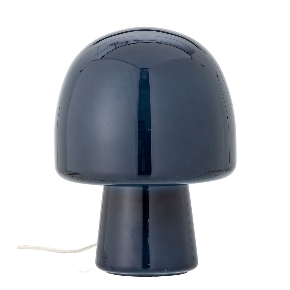 Bloomingville Lampe de table Paddy, Bleu, Verre