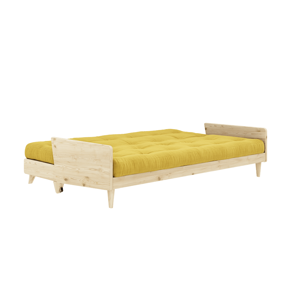 Karup Design INDIE CLEAR LACQUERED W. 5-LAYER MIXED MATTRESS HONEY