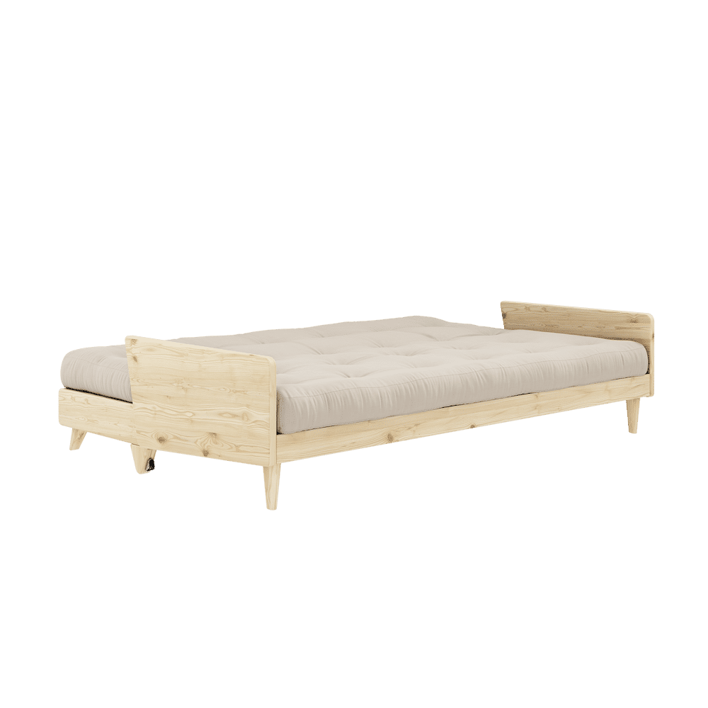 Karup Design INDIE CLAIR LAQUÉ W. MATELAS MIXTE 5 COUCHES BEIGE