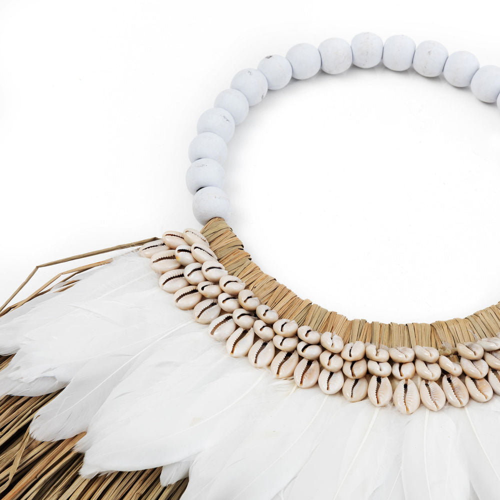 Bazar Bizarre El Alang Vena Collar-Natural Blanco