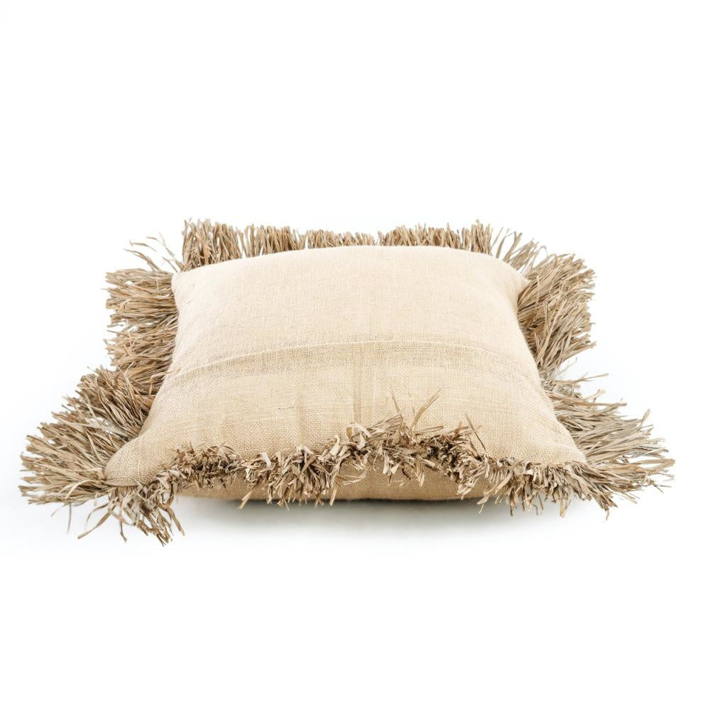 Bazar Bizar De Jute Bonita Housse de Coussin - Naturel - 60x60