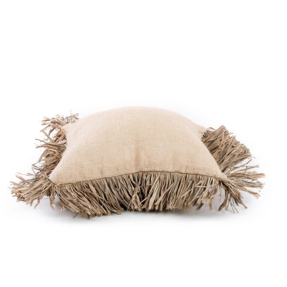 Bazar Bizar De Jute Bonita Housse de Coussin - Naturel - 40x40