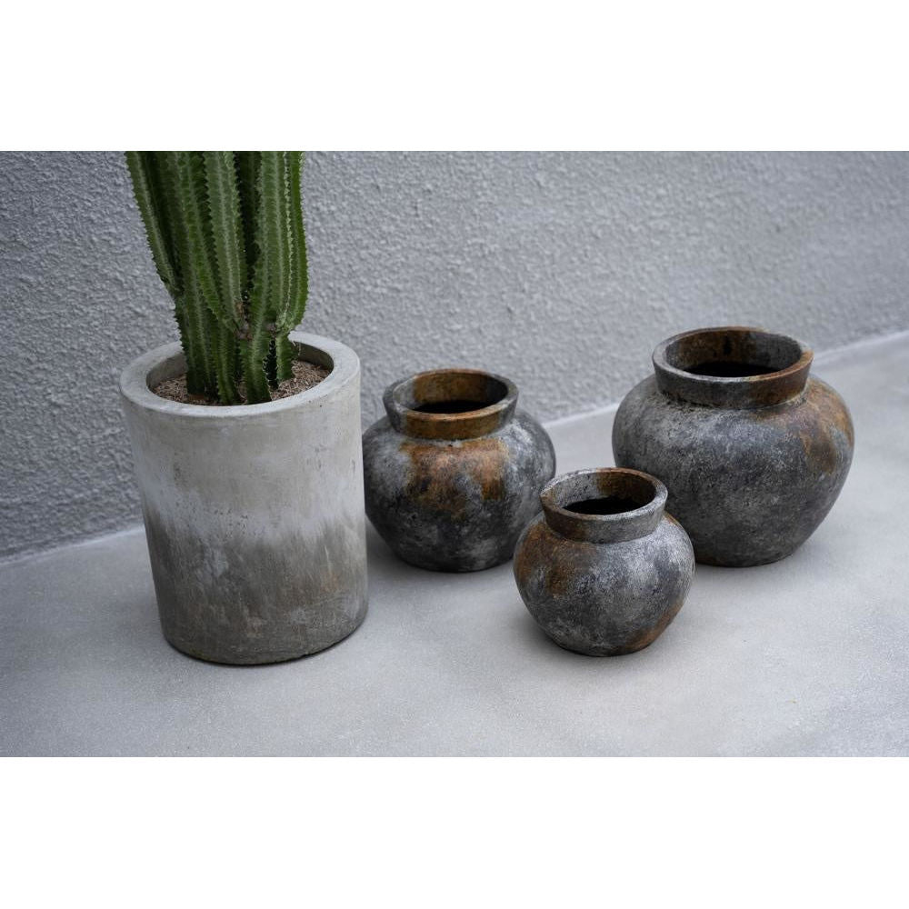 Bazar Bizar De Funky Vase-Antikes Grau-S