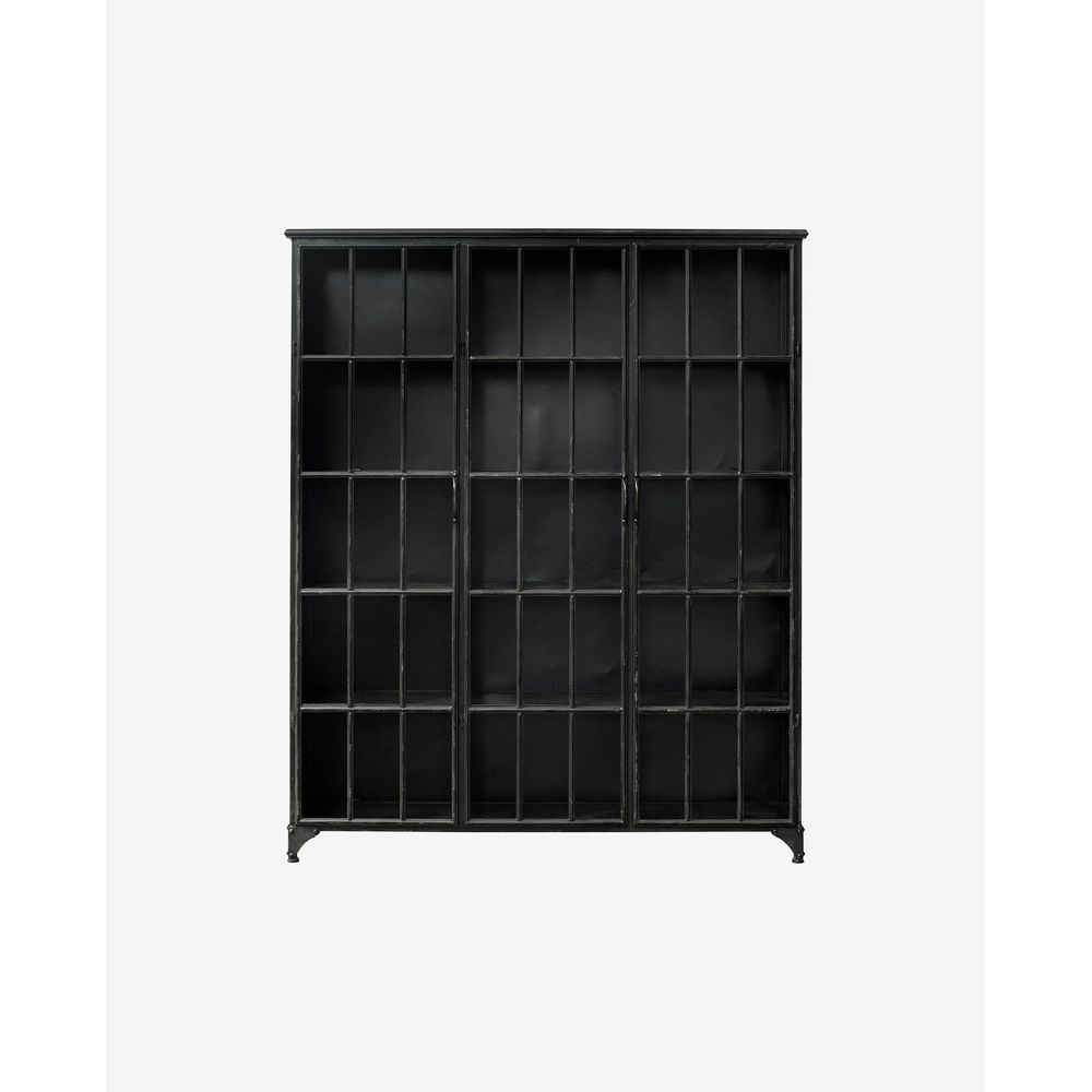 Armoire Nordal A/S DOWNTOWN, 3 portes, noir