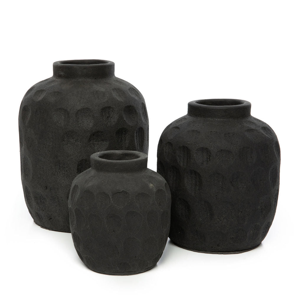 Bazar Bizarre Die Hip Vase-Schwarz-L