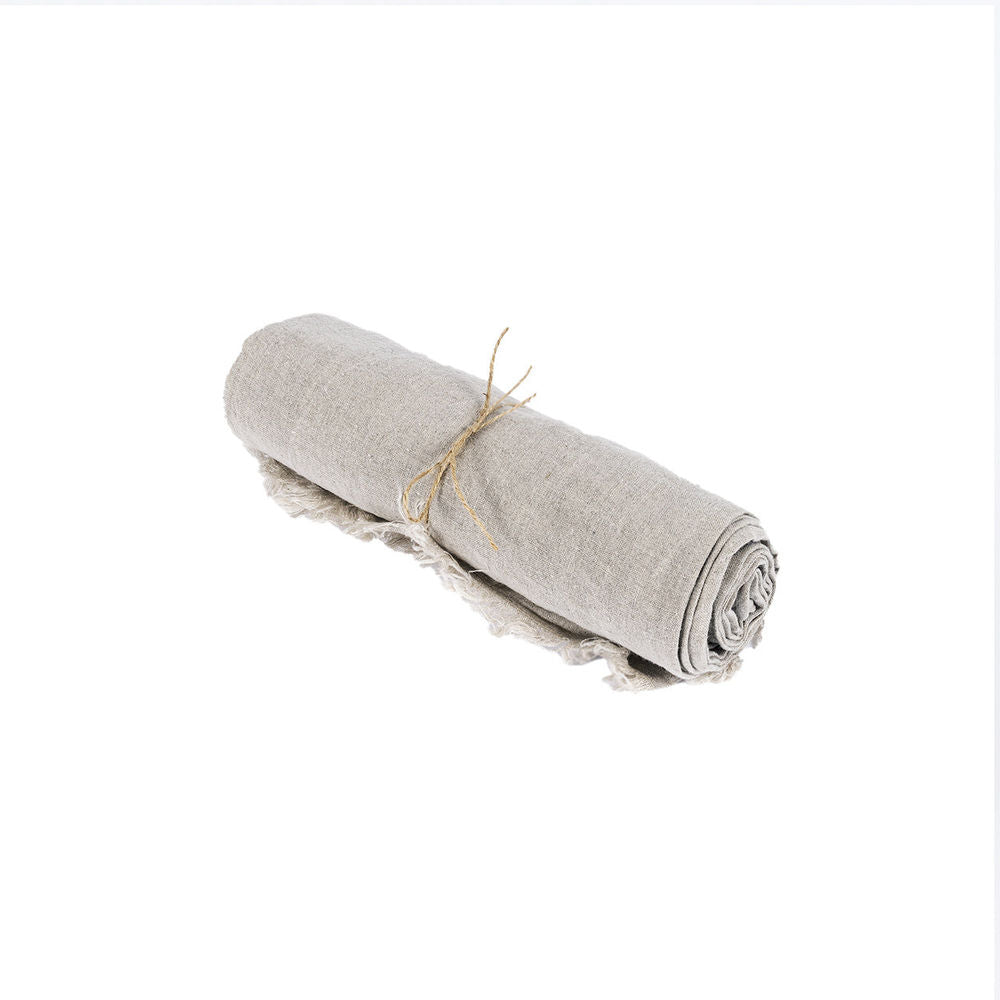 Bazar Bizar la nappe en lin-Beige - 150x150