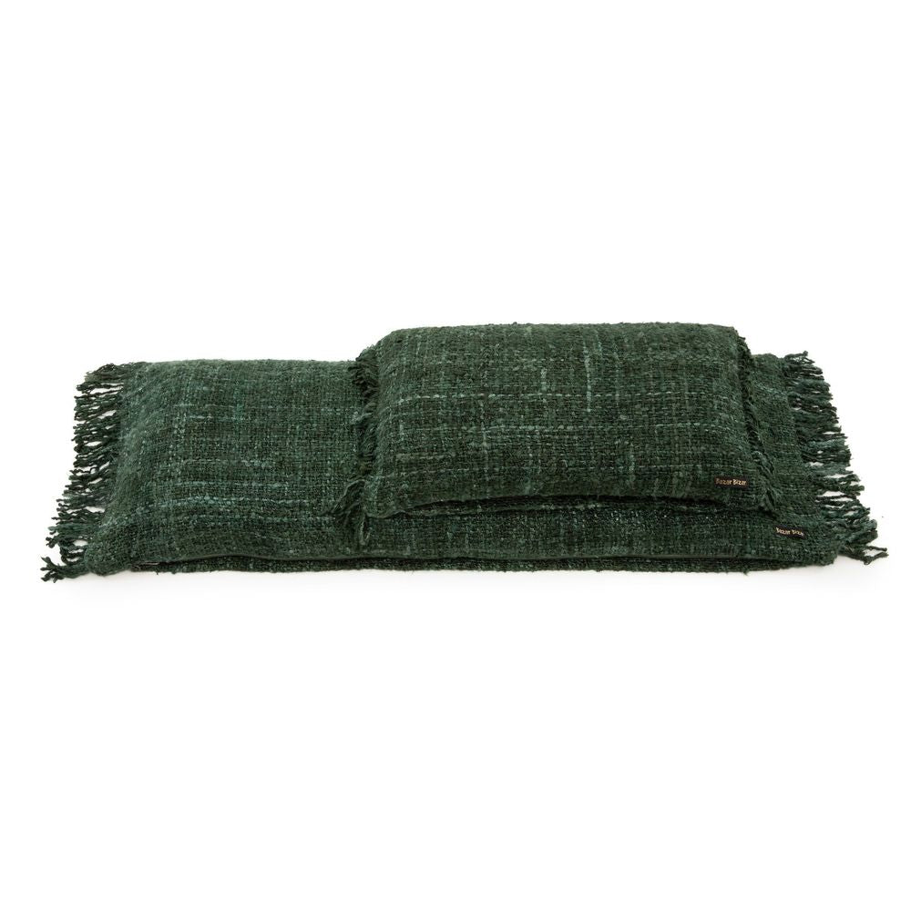 Bazar Bizar De Oh My Gee Housse de Coussin - Vert Forêt - 35x100