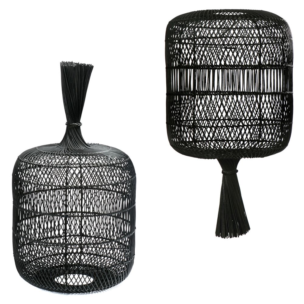 Bazar Bizar Lampadaire The Dumpling-Suspension-Noir-L