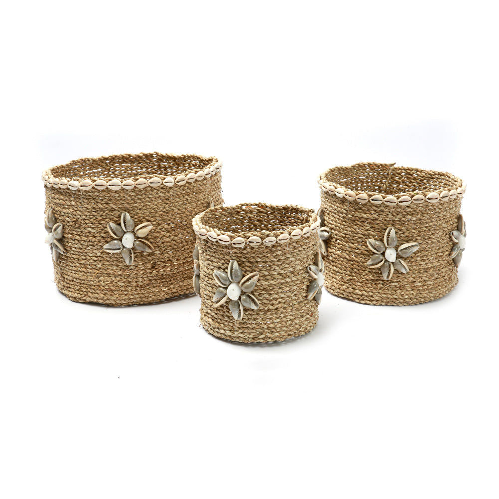 Bazar Bizar The Beach View Baskets-Set von 3