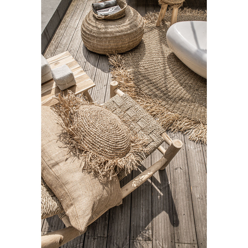 Bazar Bizarre Das Jute Kissen Cover-Nature-60x35