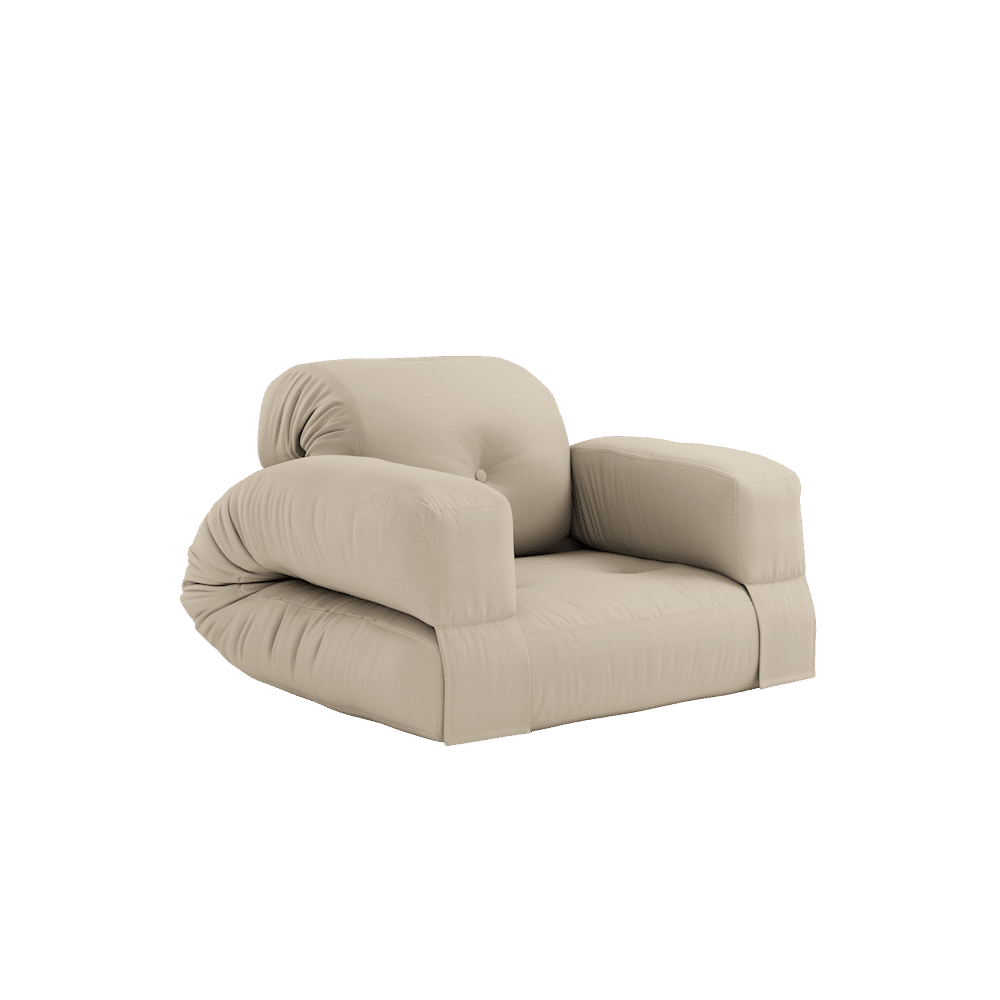 FAUTEUIL HIPPO EXTÉRIEUR BEIGE