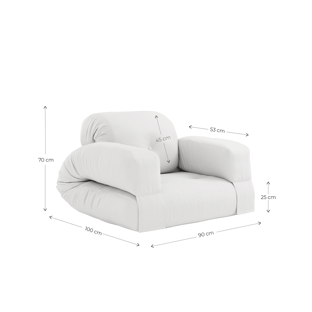 Karup Design FAUTEUIL HIPPO EXTÉRIEUR GRIS FONCÉ