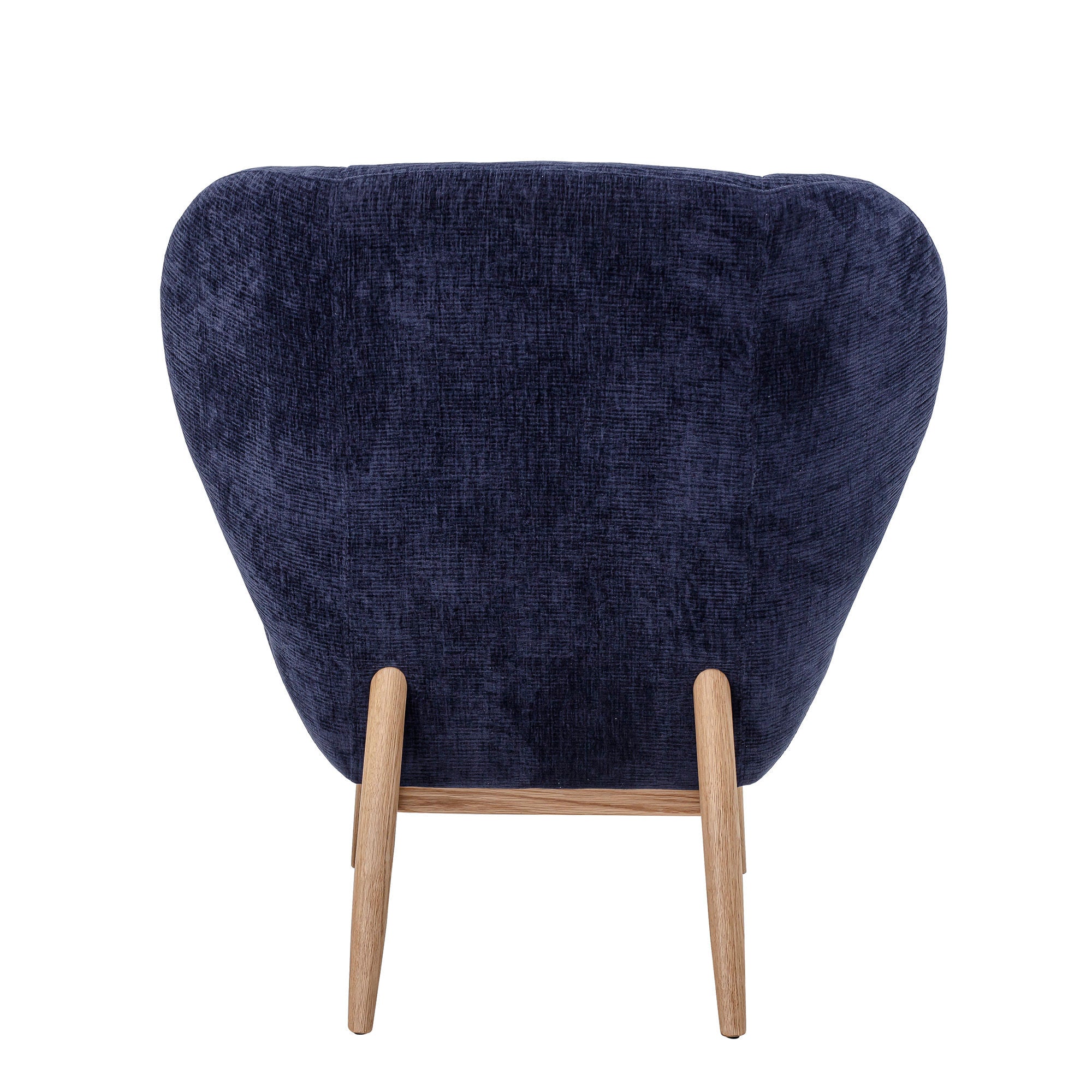 Bloomingville Fauteuil Eave, Bleu, Polyester