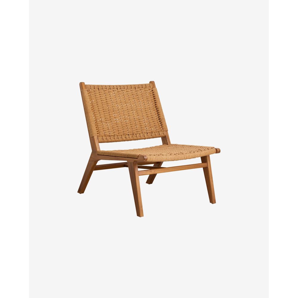 Nordal A/S CLUB chaise longue, teck/tissage