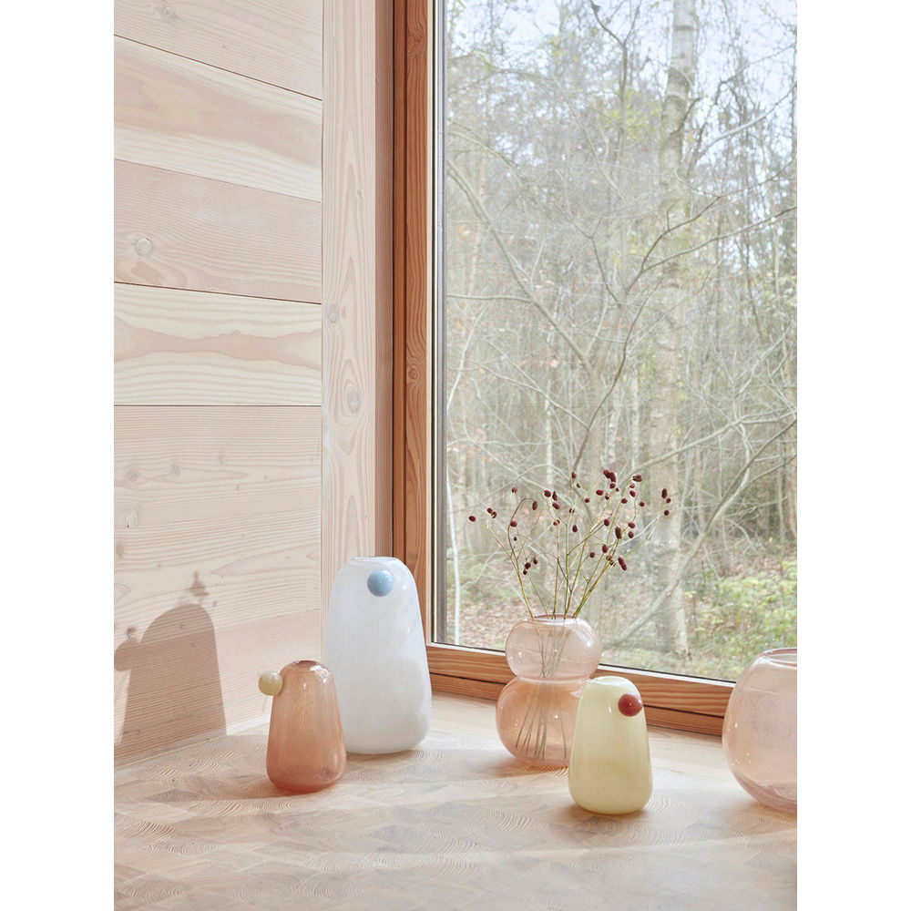 OYOY LIVING Lasi Vase-Clai-Taupe