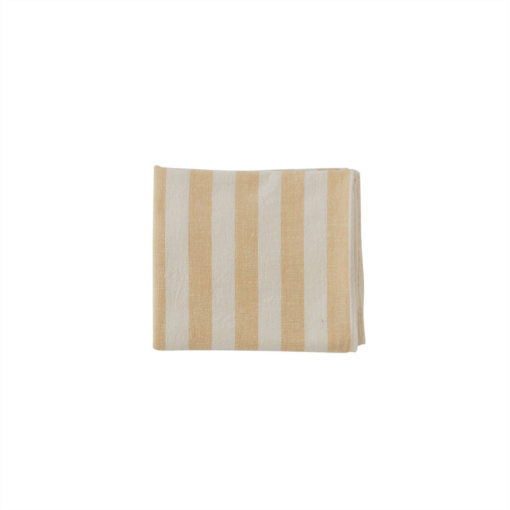 OYOY LIVING Nappe Rayée - 200x140 cm - Vanille