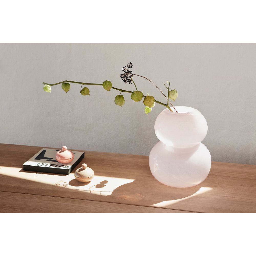 OYOY LIVING Lasi Vase-Große Rose