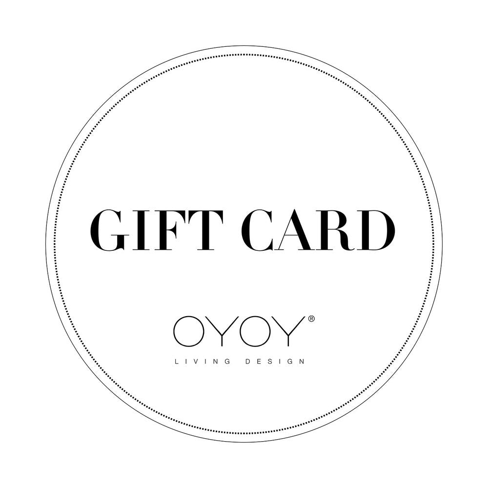 Oyoylivingdesign.com GESCHENK KARTE