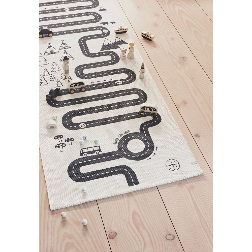 OYOY MINI Tapis Adventure-Blanc cassé