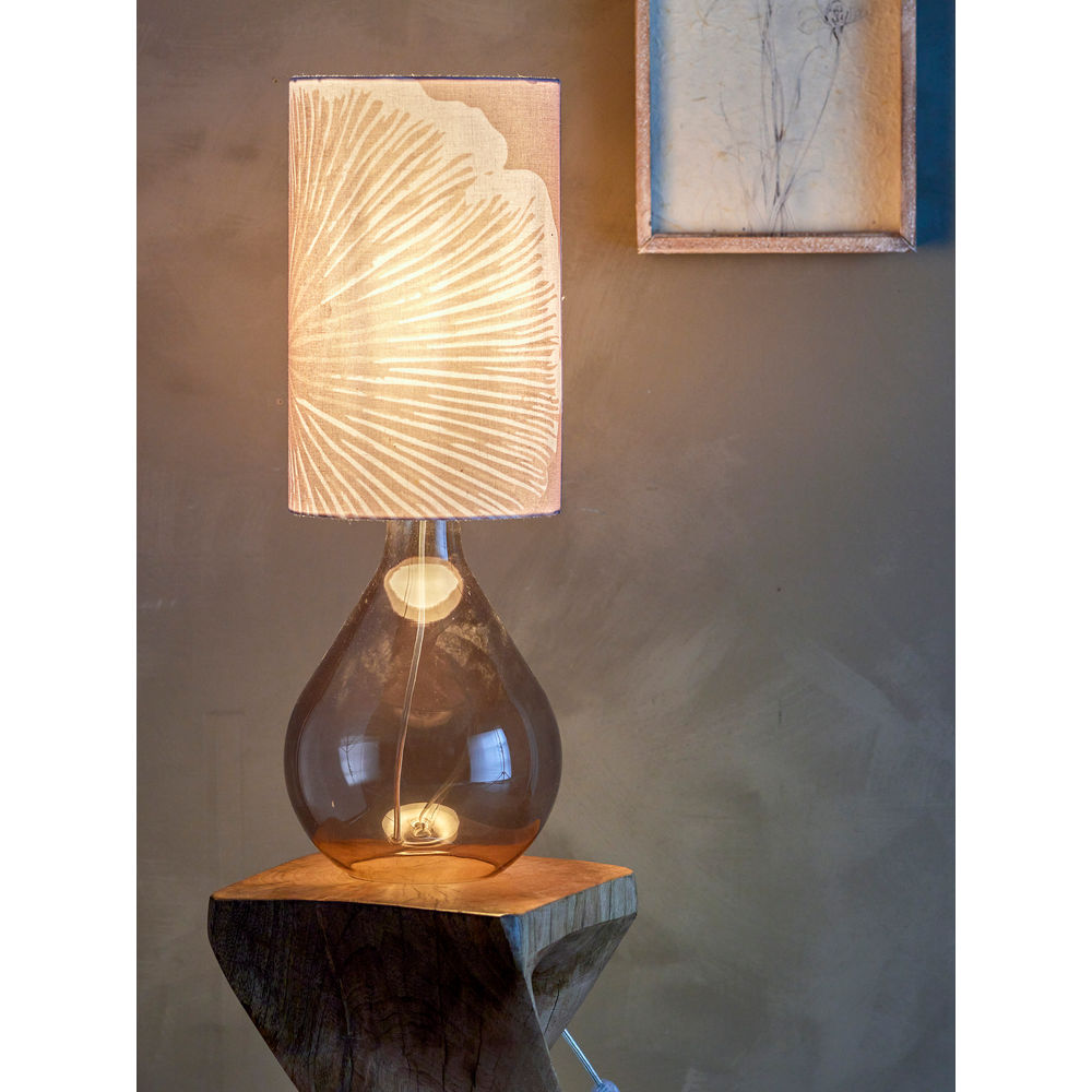 Creative Collection Leni Lampe de table, Marron, Verre