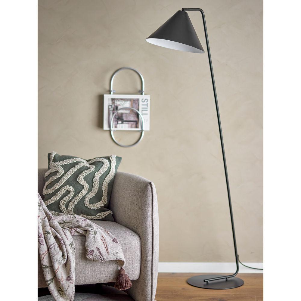 Bloomingville Latisha Vloerlamp, Zwart, Metaal