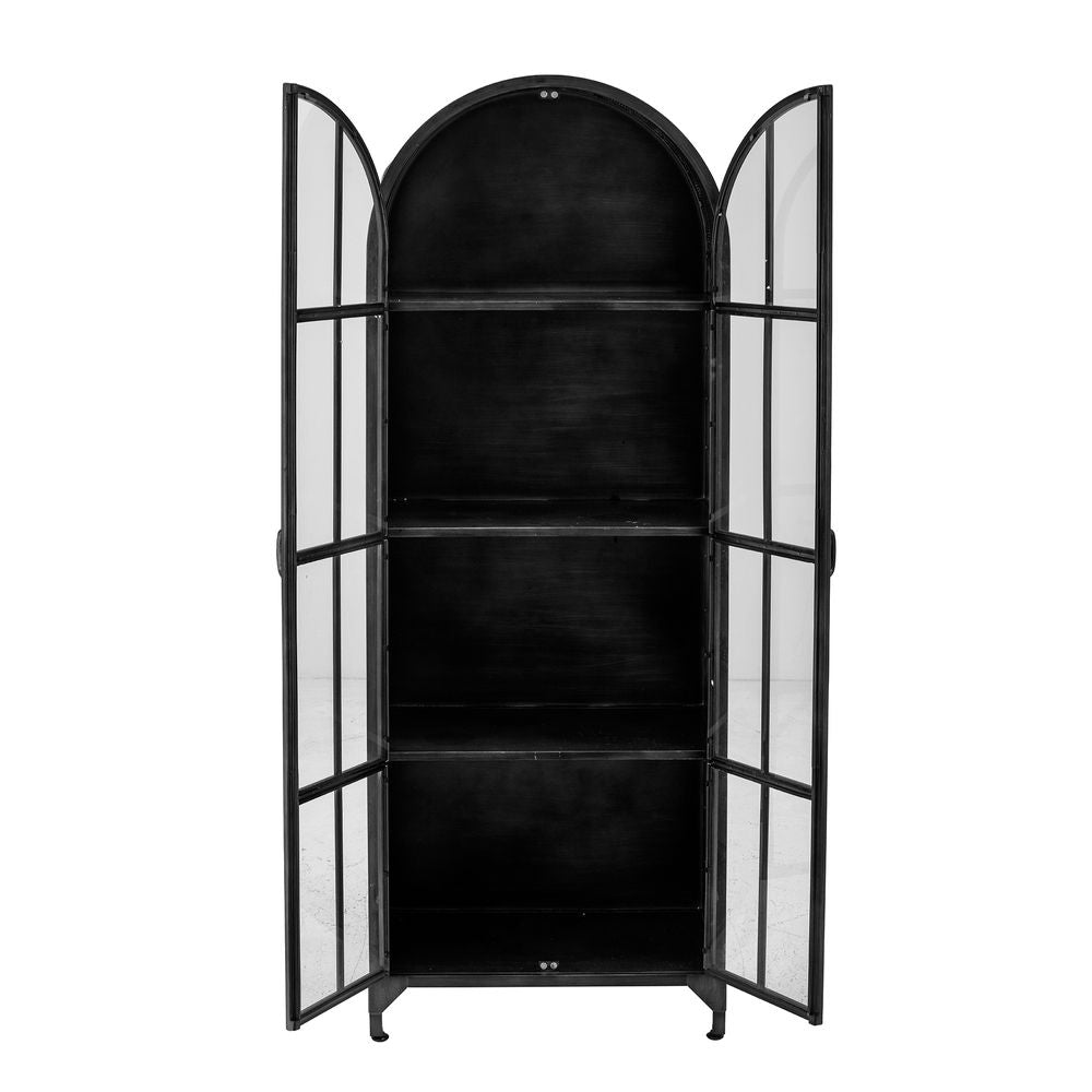 Bloomingville Gabinete Papole, Negro, Metal