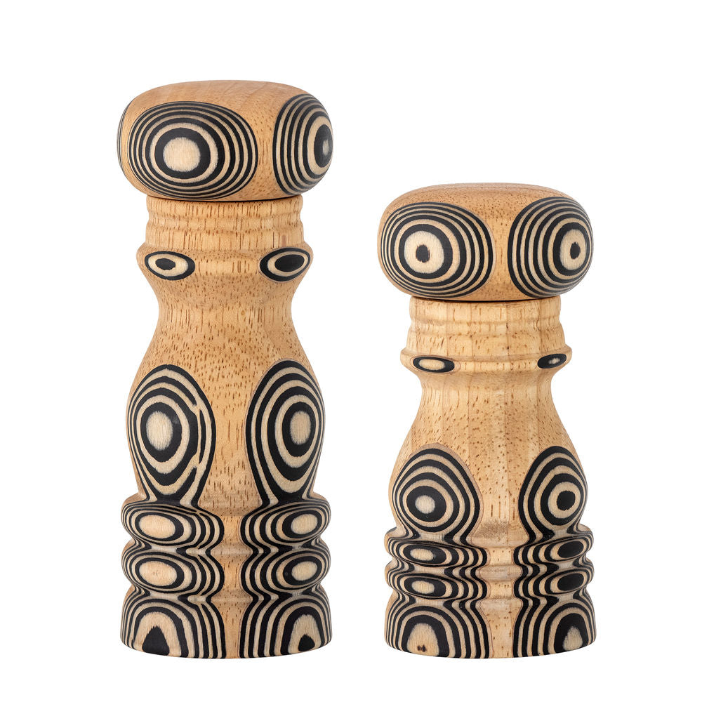 Bloomingville Malado Salt &amp; Pepper Mill, Naturaleza, Madera de caucho