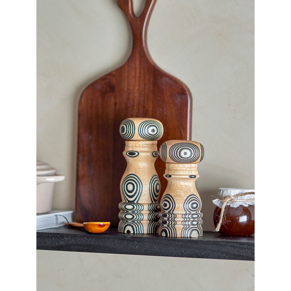 Bloomingville Malado Salt &amp; Pepper Mill, Naturaleza, Madera de caucho