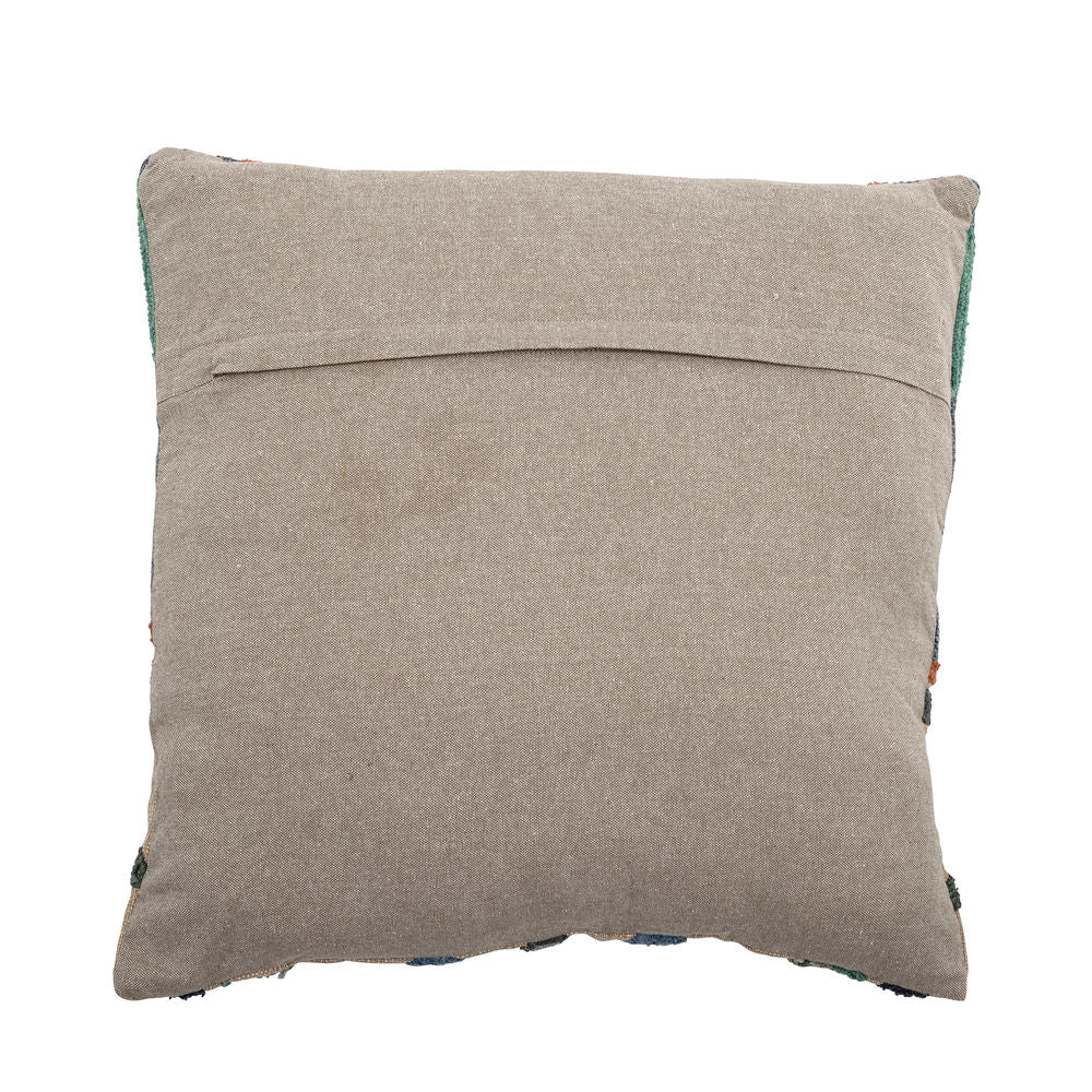 Bloomingville Coussin Chieti, Bleu, Coton