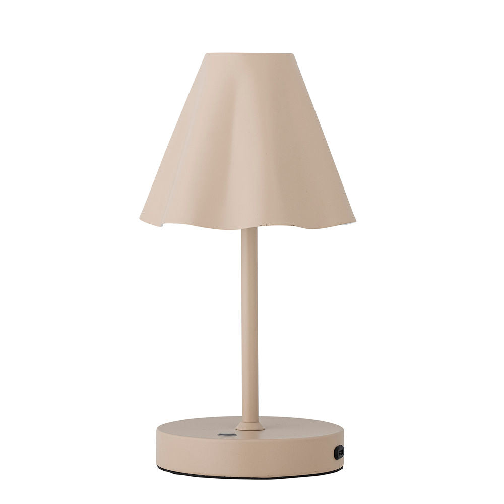 Bloomingville Lianna Draagbare Lampe, Oplaadbaar, Natuur, Metaal