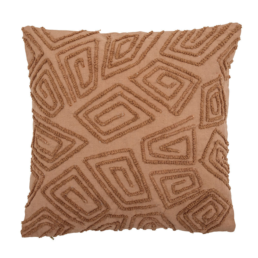 Bloomingville Watton Coussin, Marron, Coton