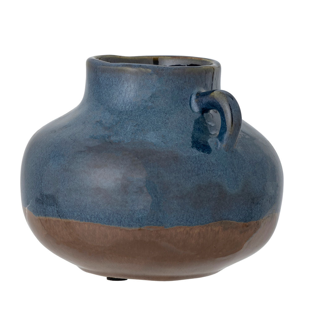 Kreative Sammlung Tully Vase, Blau, Keramik