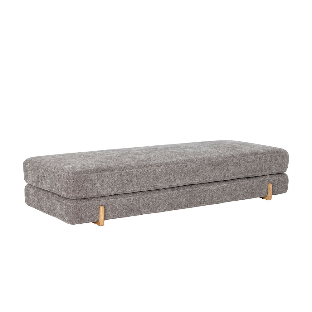 Bloomingville Groove Day Bed, gris, poliéster