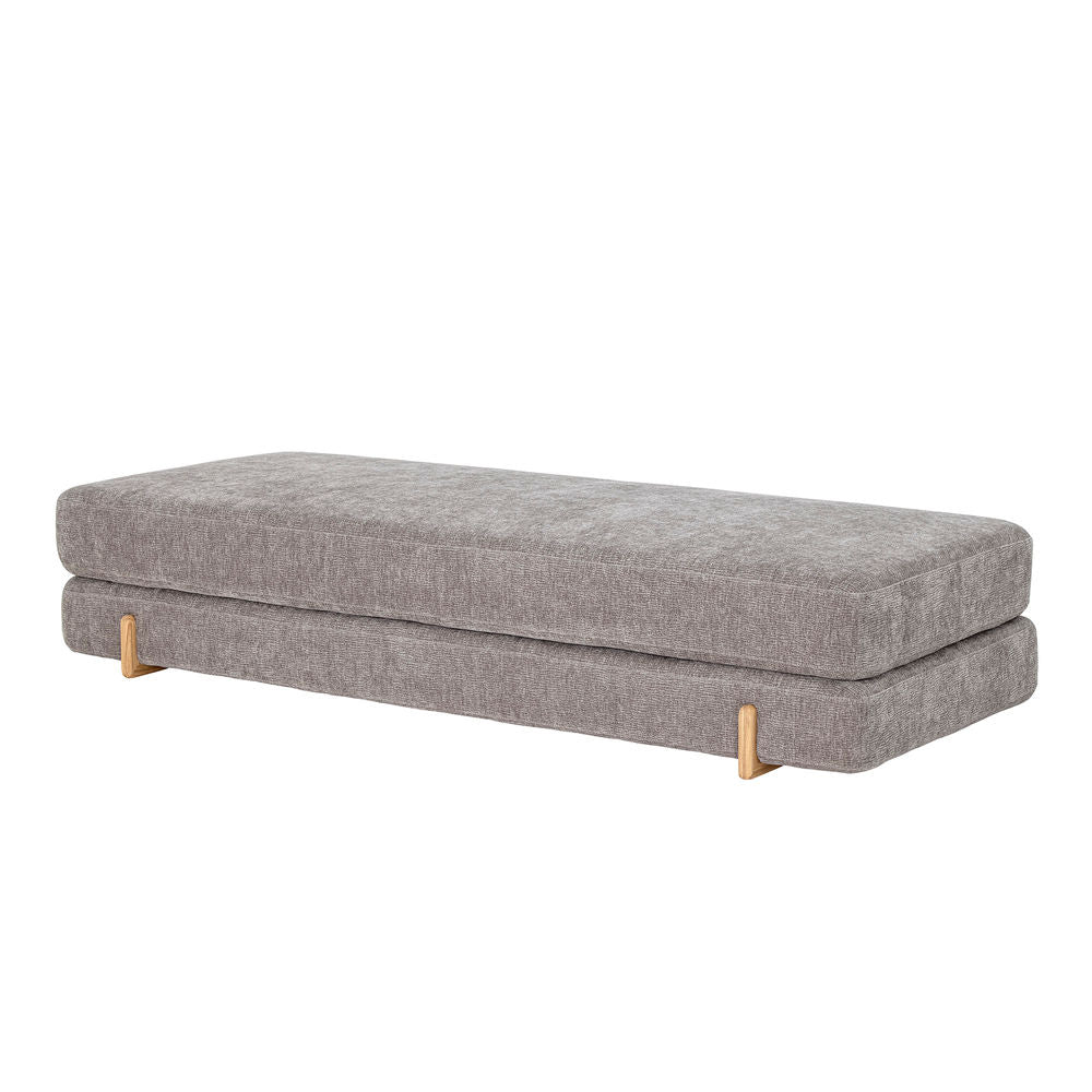 Bloomingville Groove Day Bed, gris, poliéster