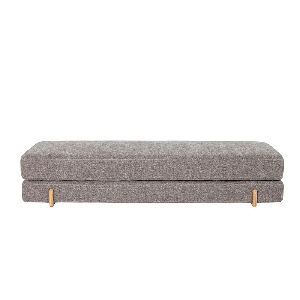 Bloomingville Groove Day Bed, gris, poliéster