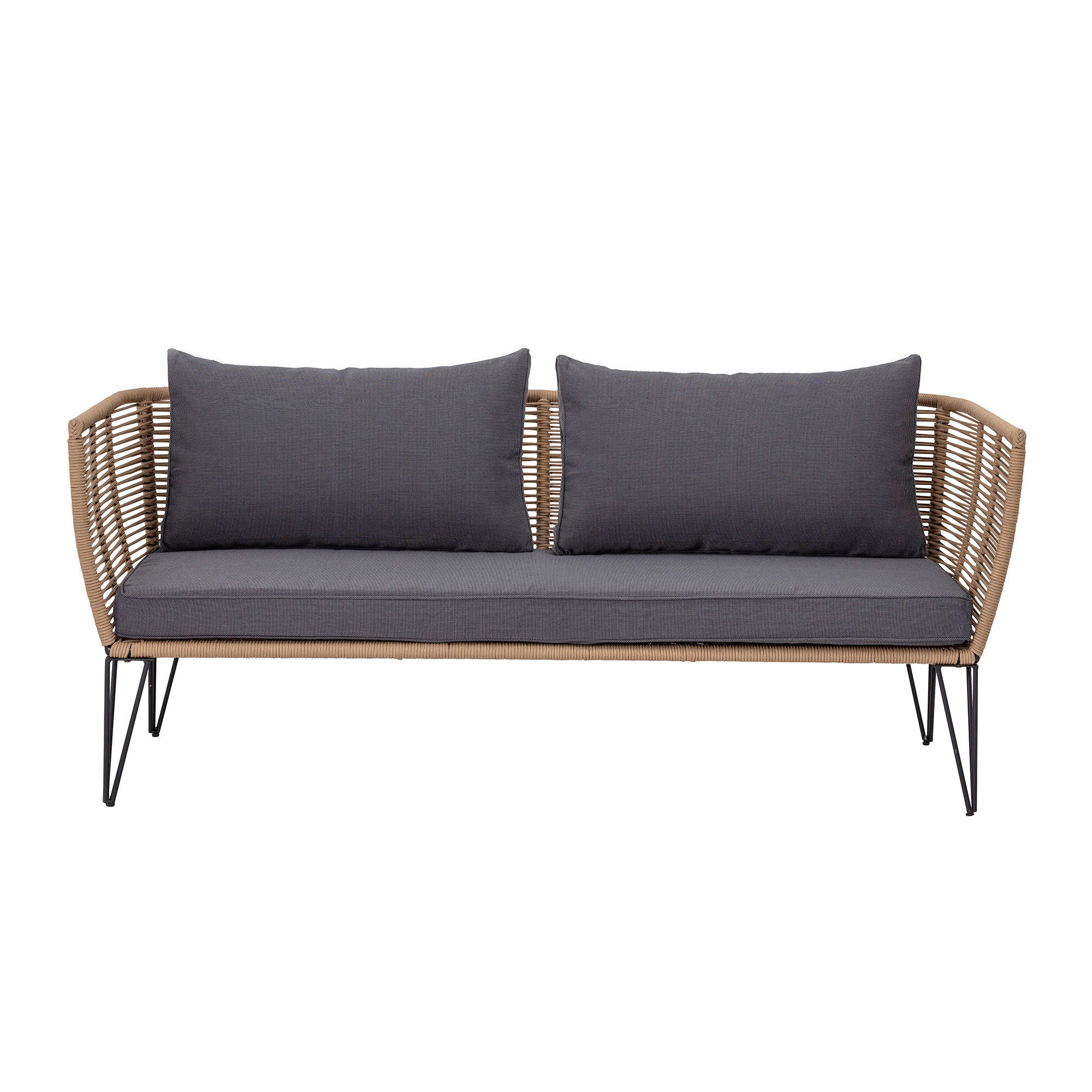 Bloomingville Mundo Sofa, Bruin, Metaal