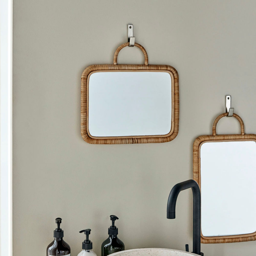 Meraki Miroir avec cadre, MKBaki, Naturel