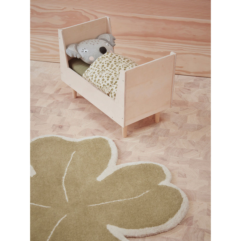 OYOY MINI Iro Puppen Bettwäsche mit Matratze-Olive