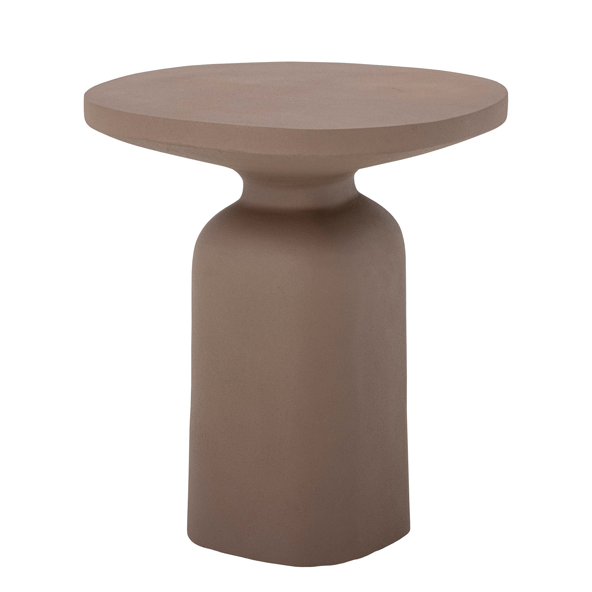 Bloomingville Table d'appoint Millan, Marron, Aluminium