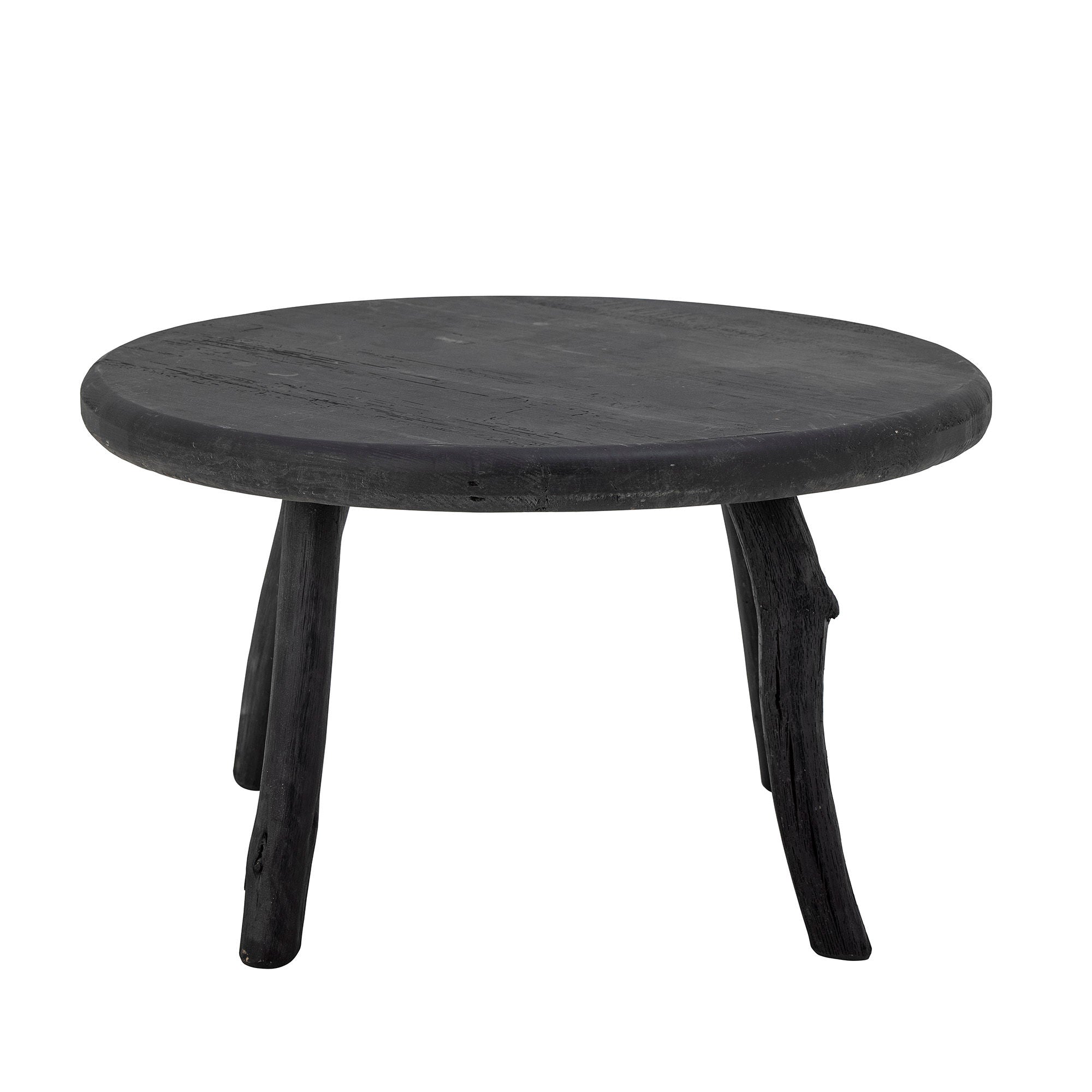 Bloomingville Table basse Milos, noir, bois de récupération