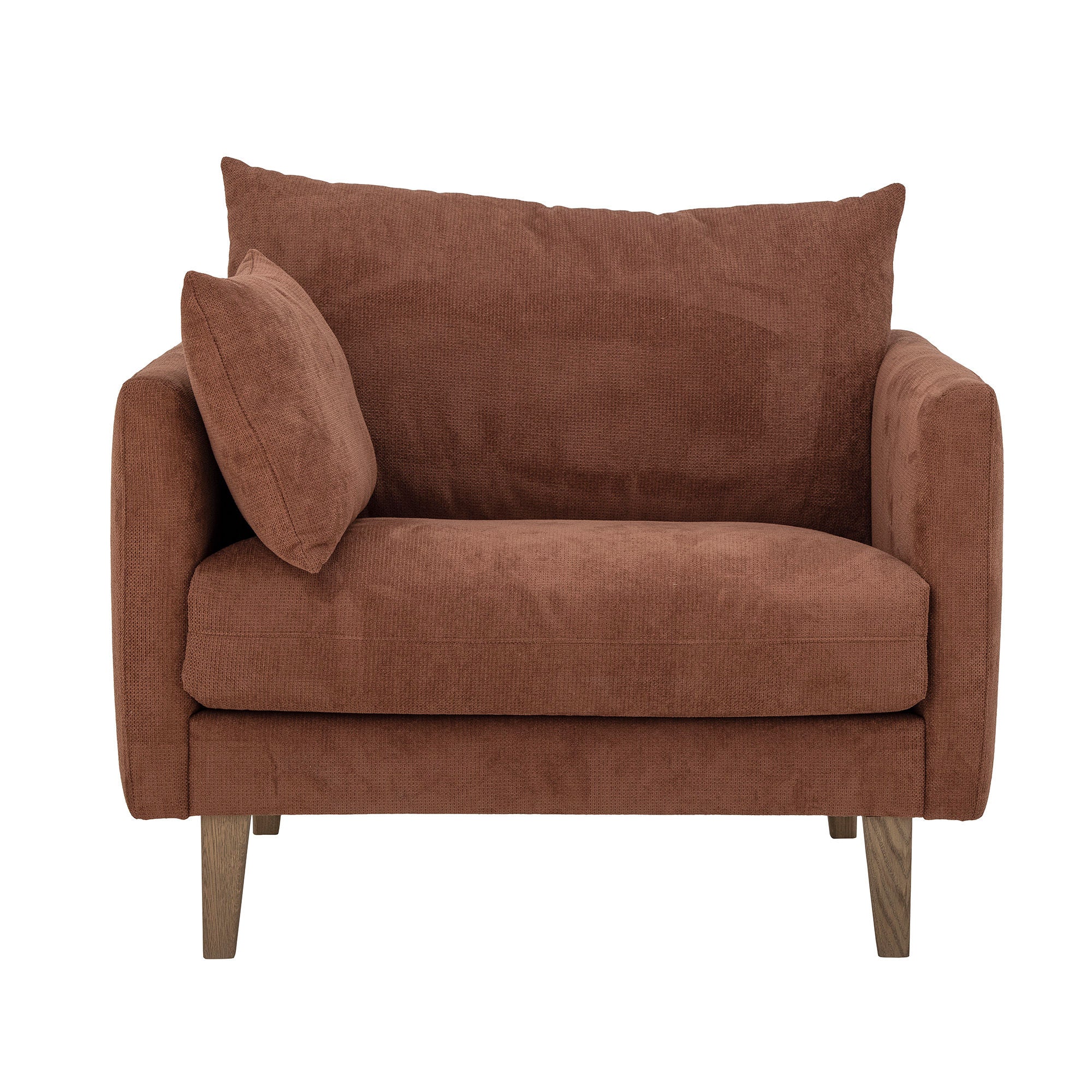 Creative Collection Fauteuil Thess, Marron, FSC®Mélanger, retrouver Poly