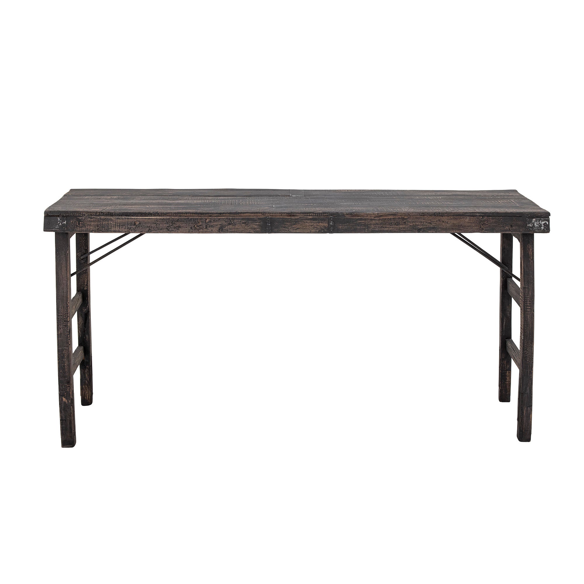 Consola Creative Collection Cali, negro, madera recuperada