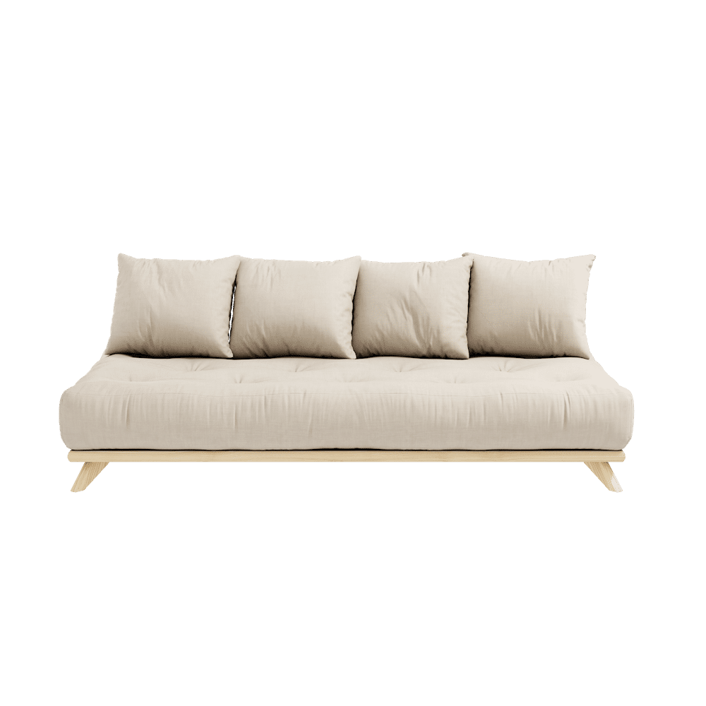 Karup Design SANS DAYBED CLAIR LAQUÉ W. ENSEMBLE DE MATELAS SANS LIT BEIGE BEIGE