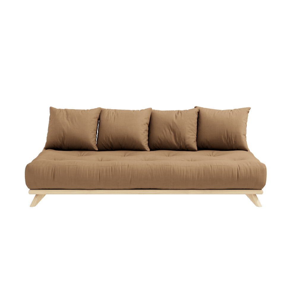 Karup Design SIN DAYBED CLARO LACADO W. SIN DAYBED COLCHÓN SET MOCCA