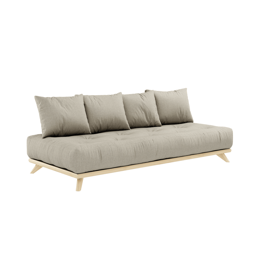 Karup Design OHNE TAYBED KLARE LACQUERED W. OHNE DAYBED MATRATZE SET LINEN